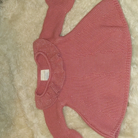 First impressions mauve or dust rose sweater dress size 3-6 months - Picture 3 of 9